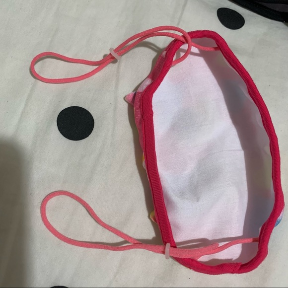 💙 Kids Rainbow Giraffe Adjustable Face Mask - NWOT - Picture 3 of 4